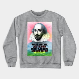 William Shakespeare Quote Crewneck Sweatshirt